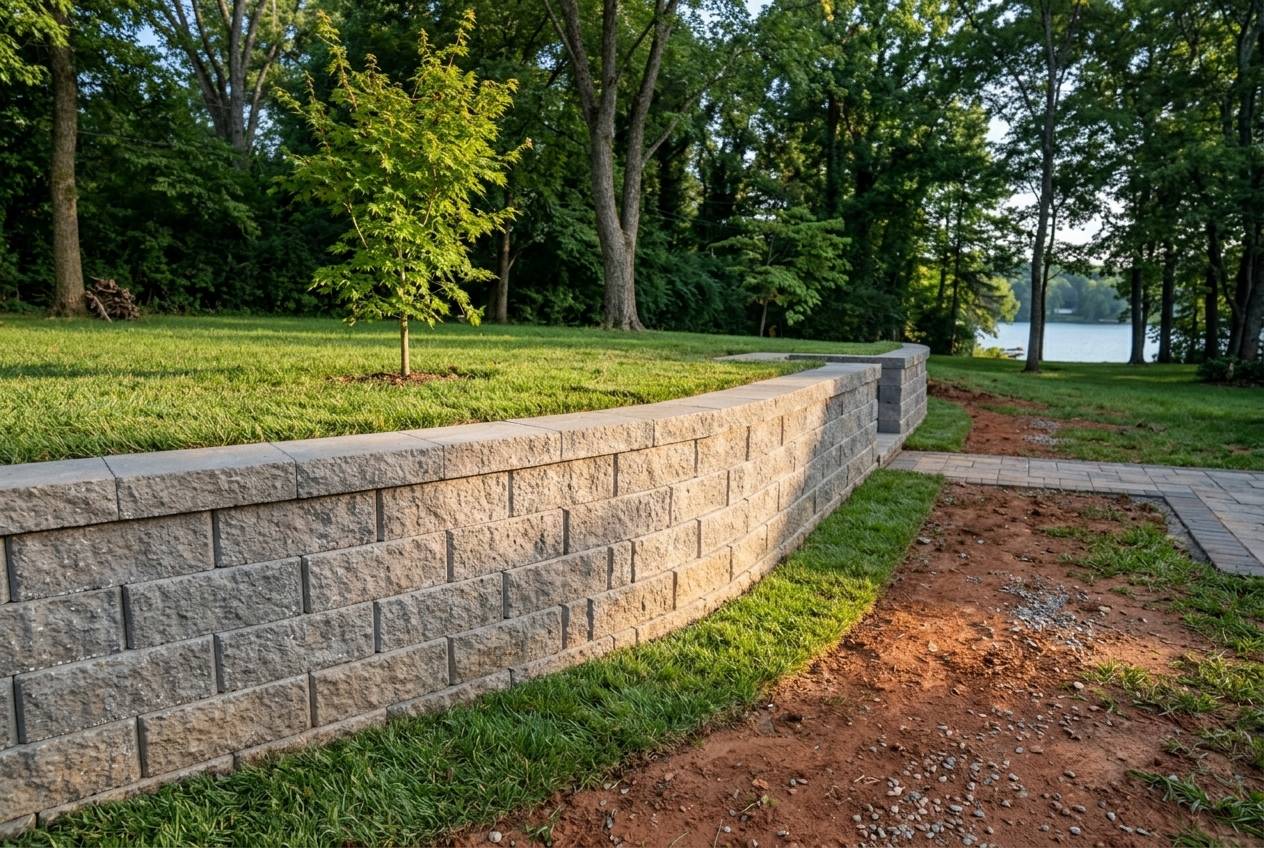 Segmental retaining wall